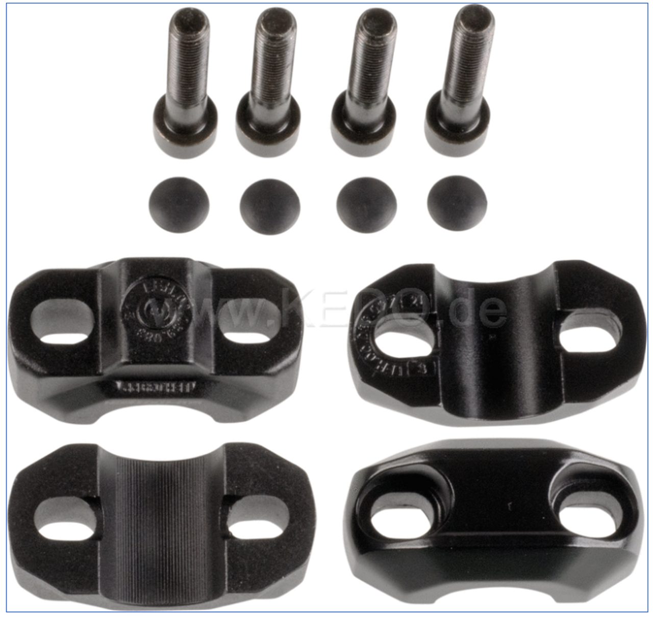 Handlebar Riser, Black, 20mm (Vehicle Type Approval) Application: Vehicle Type Approval:DL650/1000, SV650/1000, TT/XT350, XT250/500/550/600/Z, TT600-'92, MT03, XT660R/X/Z, XTZ660/750, TDM/TRX850/900