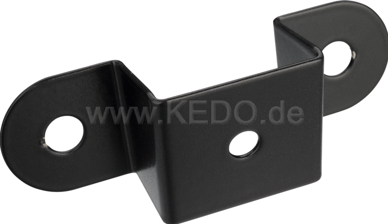 Replica Reflector Bracket, rear, black (suitable for OEM license plate reinforcement DE,DK,CH), OEM Reference # 1U6-21641-00
