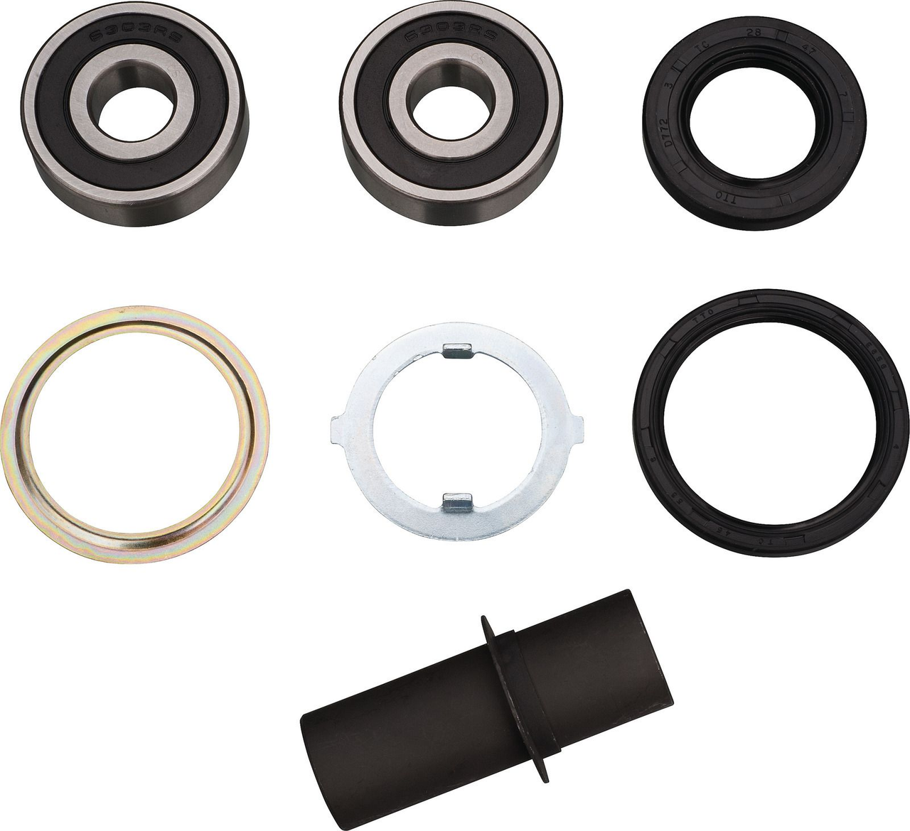 Small Parts Kit for Front Hub (Disc Brake), as addition for item 28848RP, incl. bearings-SR500