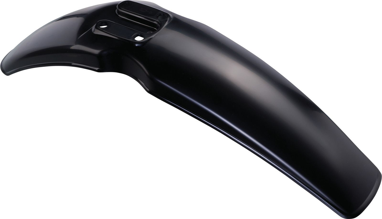 Replica Front Fender, black (with OEM mounting holes)