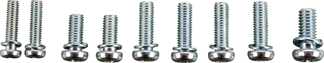 Carburettor Screw Set Replica TT500, XT500 (Mikuni VM32SS), Phillips screws galvanised, Japanese head diameter with PH drive (Phillips)