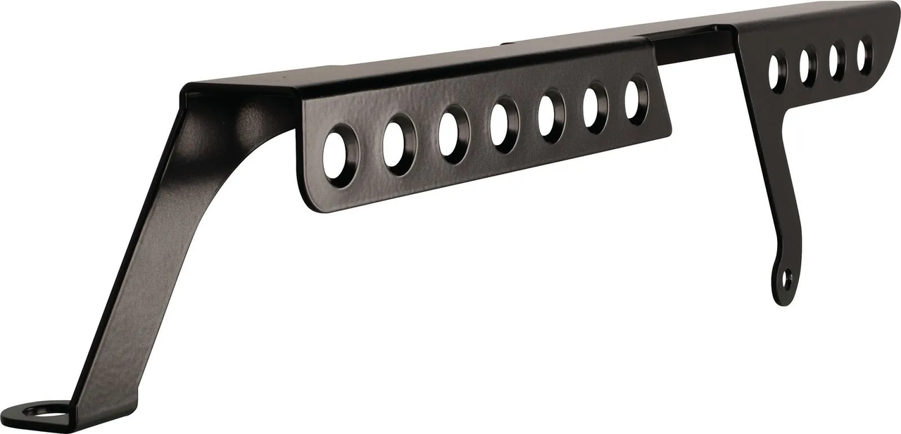 KEDO »Classic 24« Aluminium Chain Guard, black plastic-coated, hole pattern with 3D countersinks, incl. complete mounting material