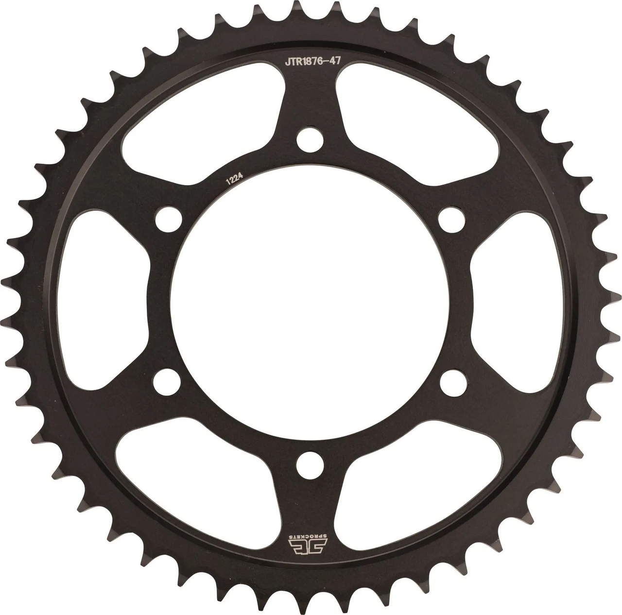 47T Rear Sprocket Steel, 525 pitch, black (46T = original gear ratio)