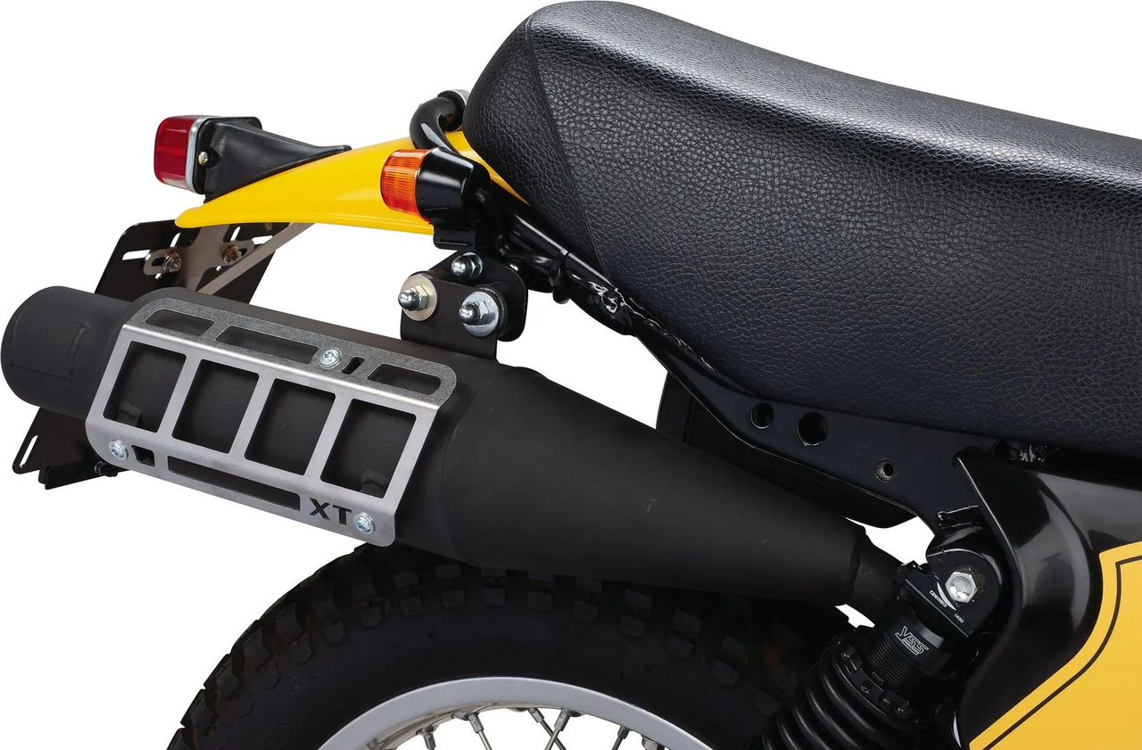 KEDO Heat Protection Shield Muffler YAMAHA TT500, XT500, 1.5 mm stainless steel, suitable for Marving silencer item 91333