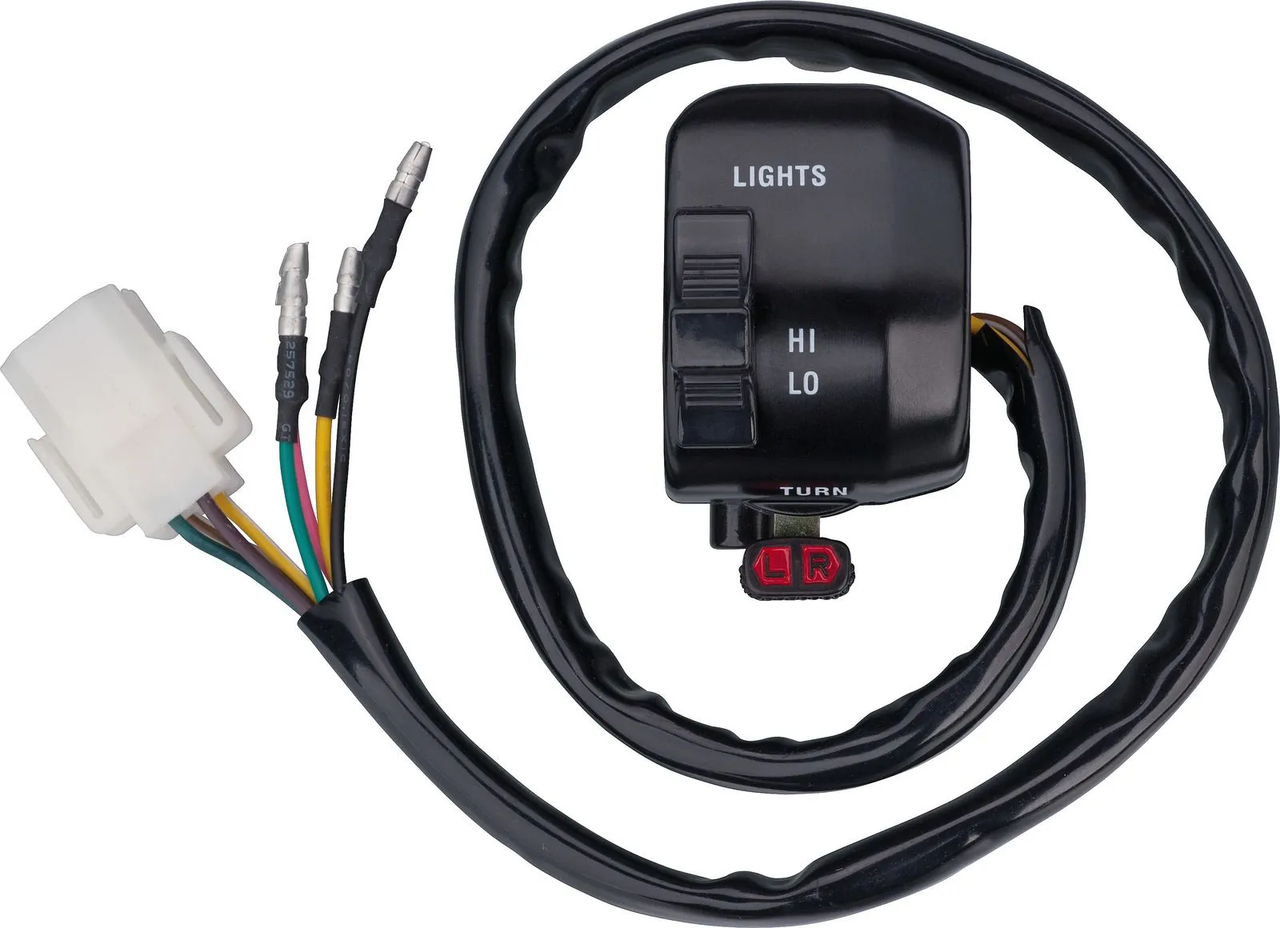 Replica Handlebar Switch, LH (Lights HI/LO, Horn, Blinking Lights)