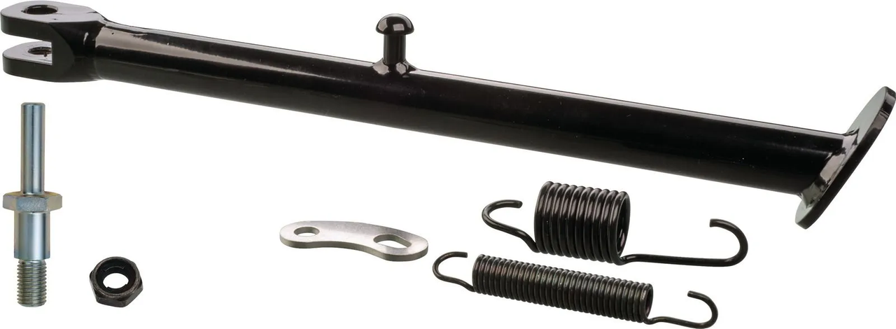 Side Stand Complete Set incl. Heavy-duty Side Stand (version 2022) with TÜV-Compliant Double Spring