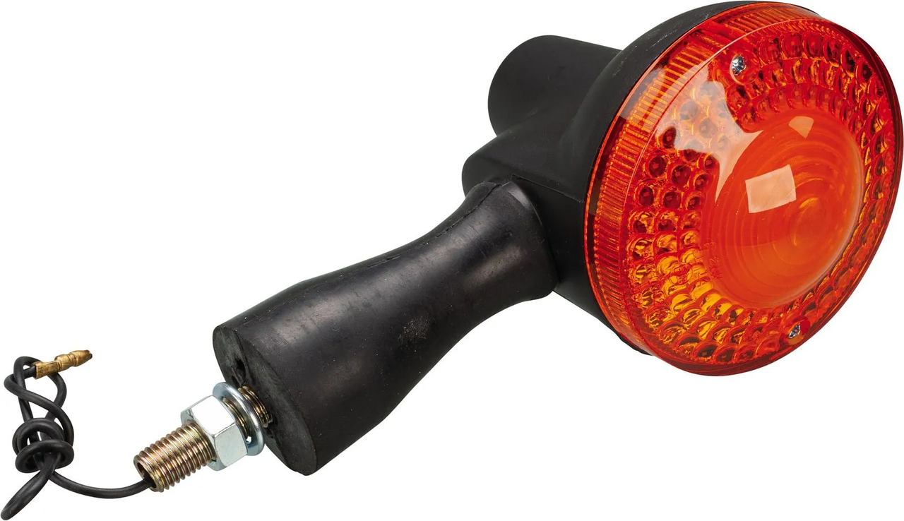 Replica Indicator Rear, thread length 28mm, glass outside clear/inside matt, YAMAHA XT250 XT500 Front/Rear OEM Ref: 1T2-83330-60