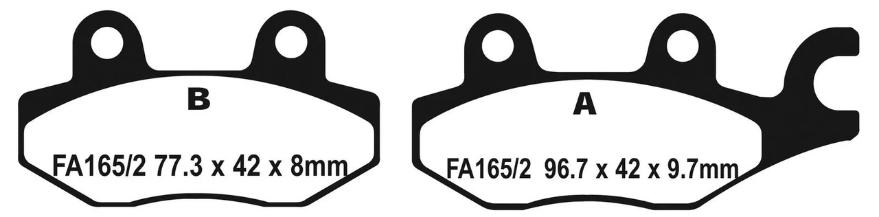 EBC Brake Pads, Sintered, Rear, 1 Pair YAMAHA XTZ750