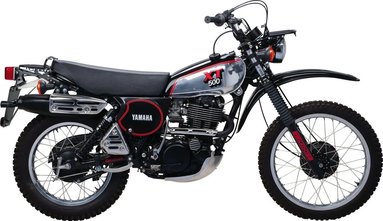 YAMAHA TT500'77-, XT500'77- Heat Shield for Silencer, top/long, stainless steel, polished