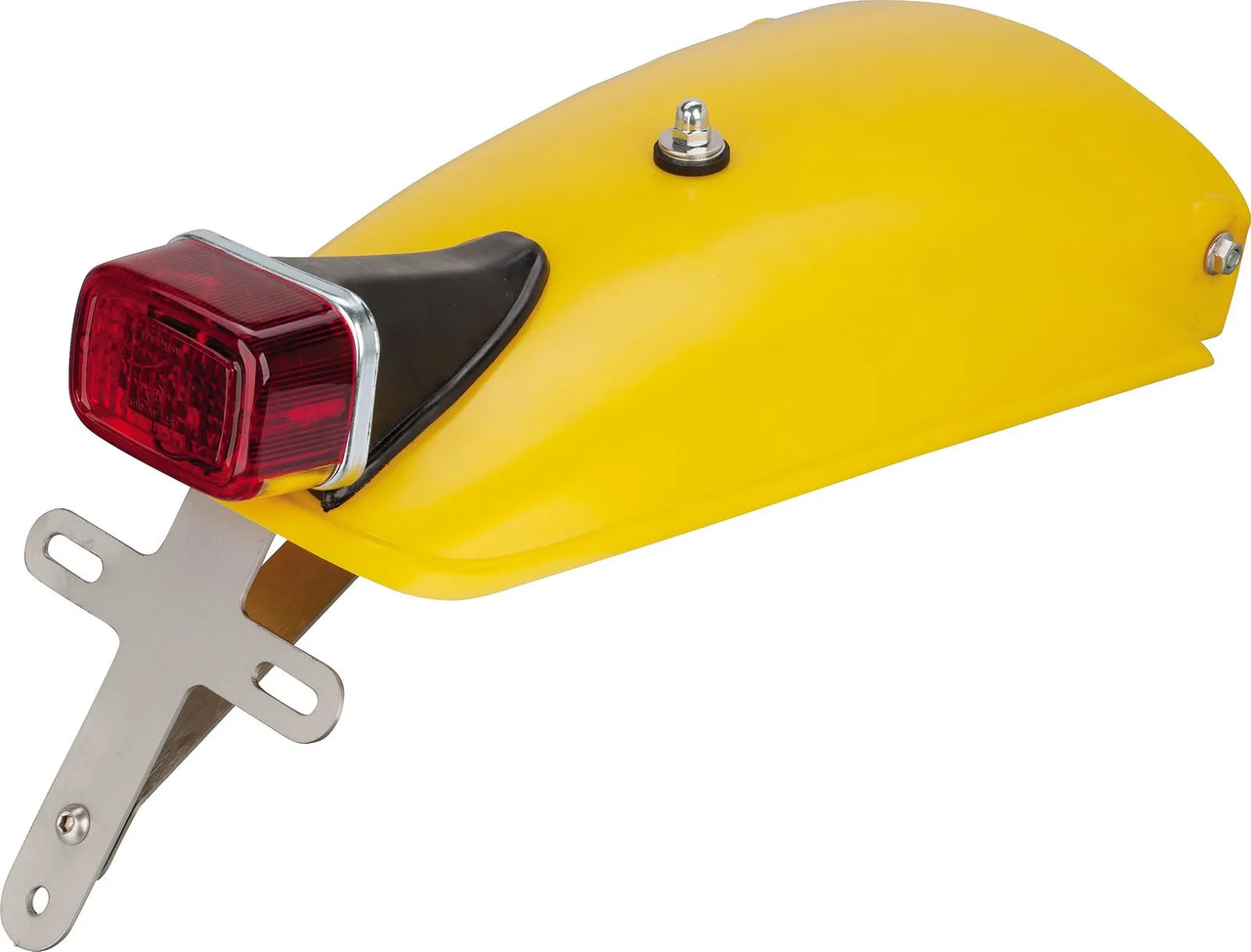 YAMAHA TT500 License Plate Bracket, stainless steel, incl. mounting material (extensions: number plate tray item. 50149, turn signal bracket item 63003)