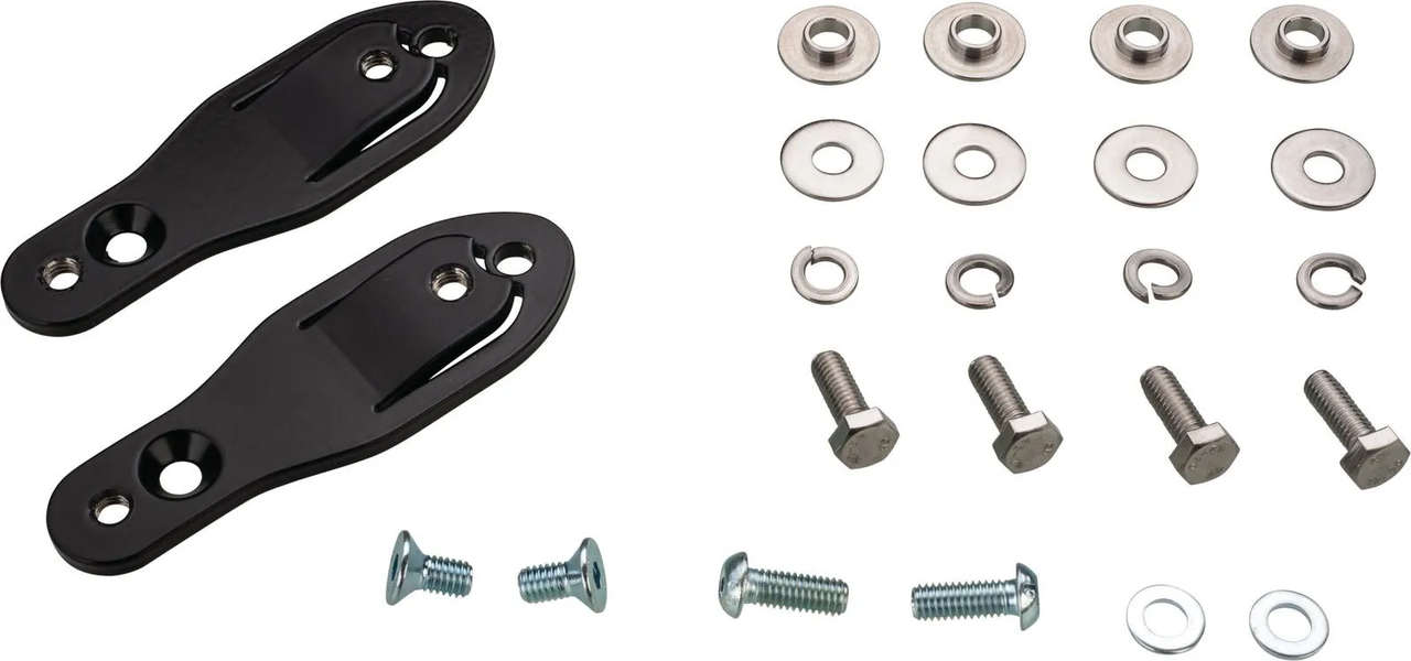 Front Fender Adapter Set, for mounting the XT600 fender from 1987-89 on the XT250 (for compatible fenders, see item 50783-XXX)