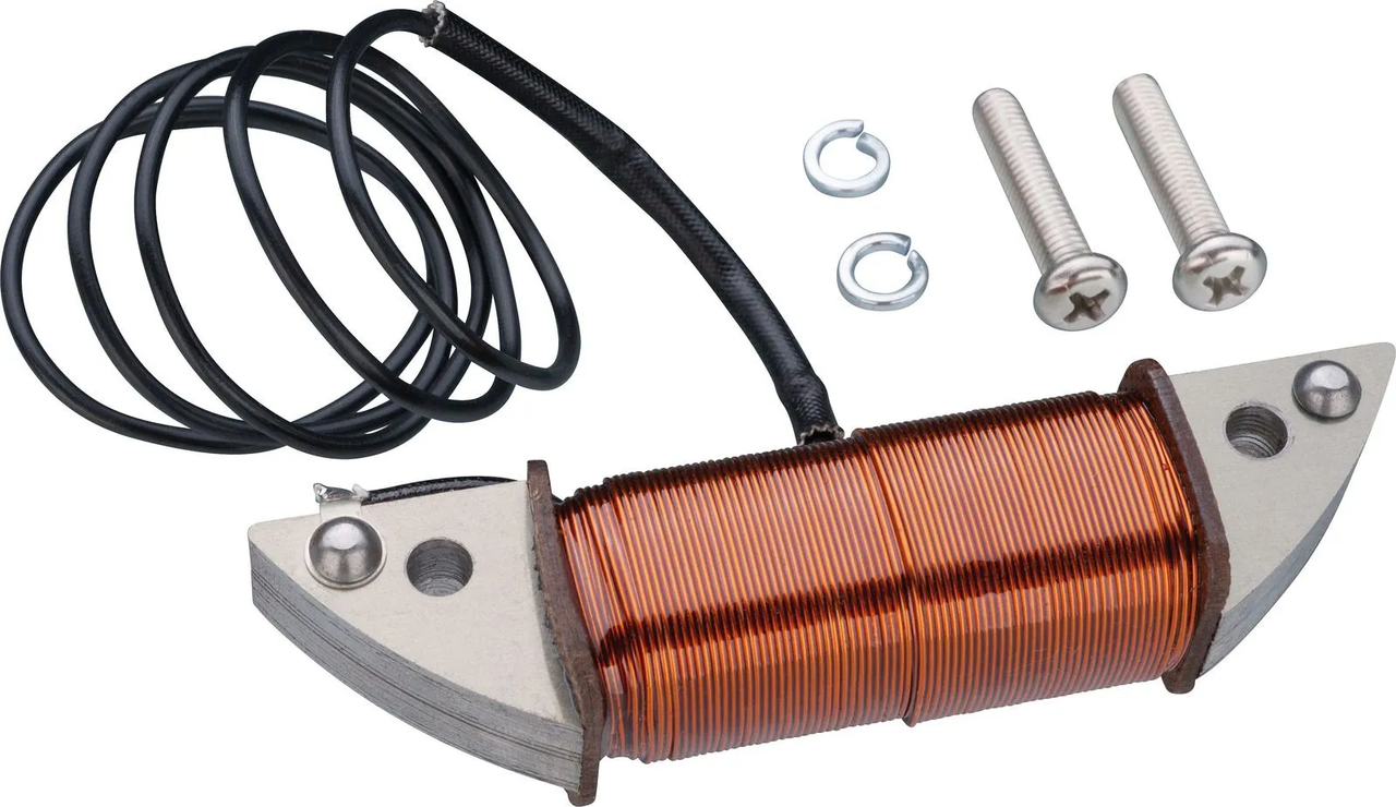 Replica Ignition Source Coil 6V YAMAHA TT500, XT500 (Generator), incl. wire and screws, easy installation, OEM reference #583-81311-50