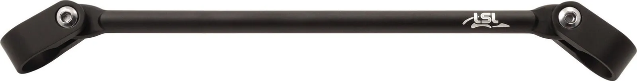 LSL Handlebar Strut Crossbar, aluminium matt black anodized, strut diameter 1/2', length 280mm, fitting length mid/mid 262mm