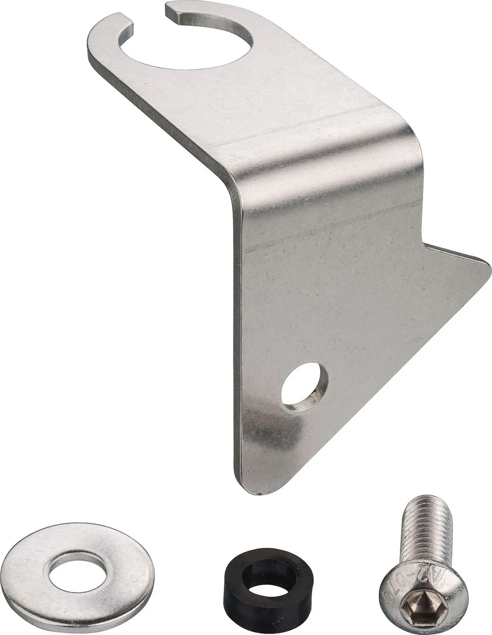 Rear Brake Light Switch Mounting Bracket YAMAHA SR400 EFI, SR500 , toll box will be dropped, incl. mounting material, suitable for OEM and aftermarket brake light switches