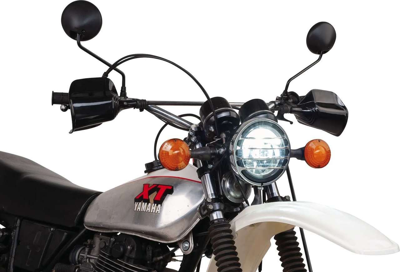 LED Headlight Insert, 12V DC with parking lights, low and high beam, H4 connection, e-approved, operation only on 12V conversions WITHOUT AC