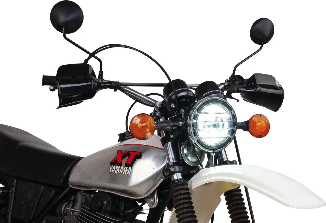 LED Headlight Insert, 12V DC with parking lights, low and high beam, H4 connection, e-approved, operation only on 12V conversions WITHOUT AC