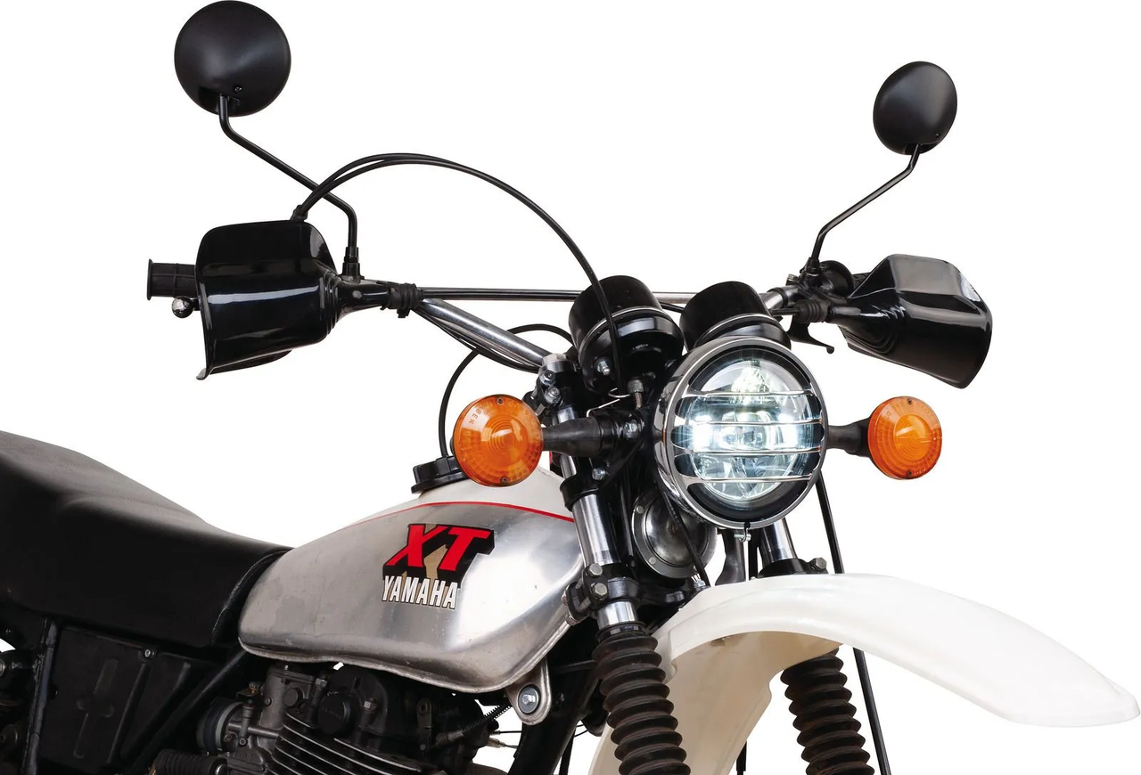 LED Headlight Insert, 12V DC with parking lights, low and high beam, H4 connection, e-approved, operation only on 12V conversions WITHOUT AC