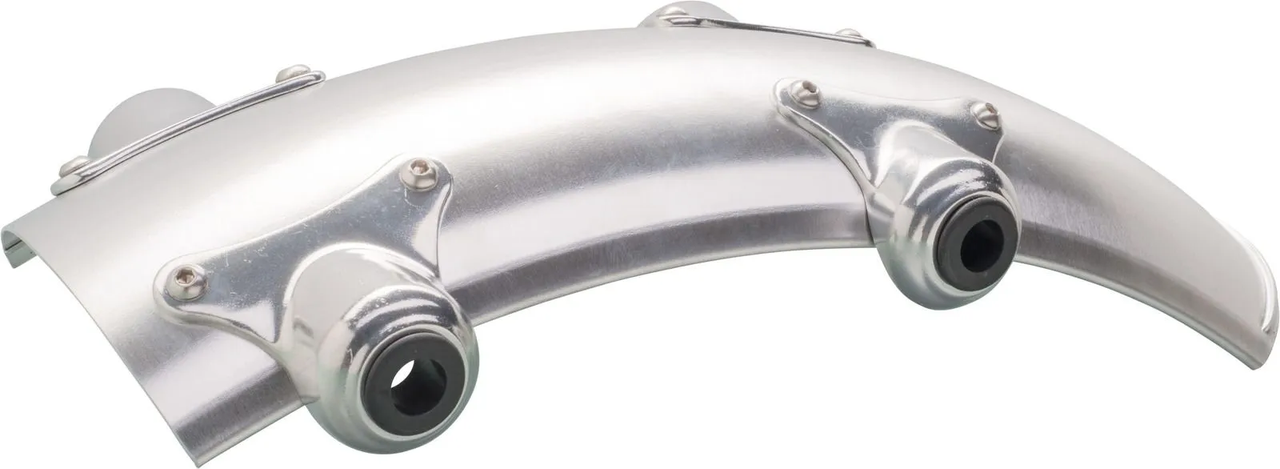 Yamaha SR400, SR500 Aluminium Rear Fender, incl. Brackets, Rubbers & Bushings, Wrenchmonkees/GibbonSlap-Style (Additional parts see item 62022+62023)