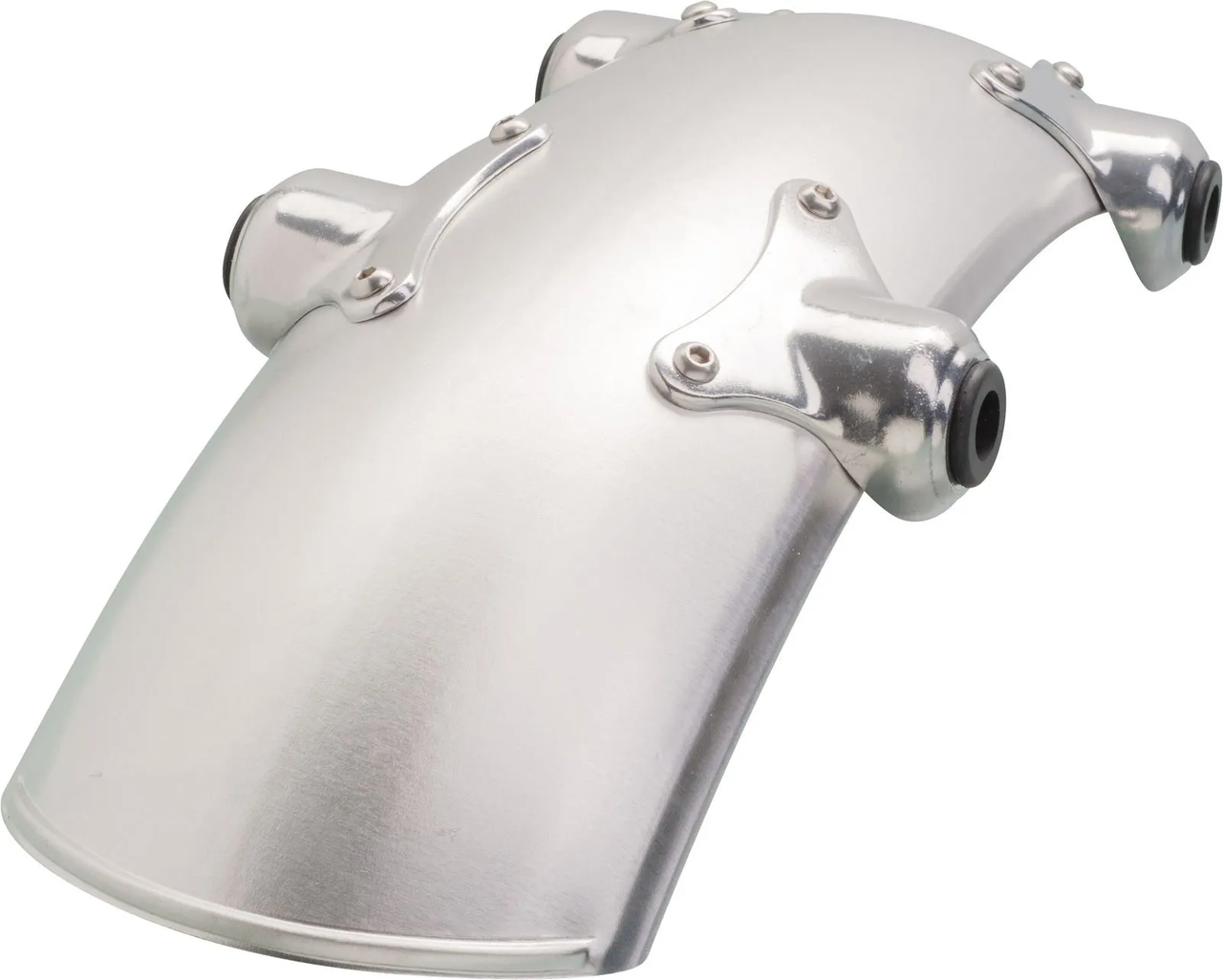 Yamaha SR400, SR500 Aluminium Rear Fender, incl. Brackets, Rubbers & Bushings, Wrenchmonkees/GibbonSlap-Style (Additional parts see item 62022+62023)