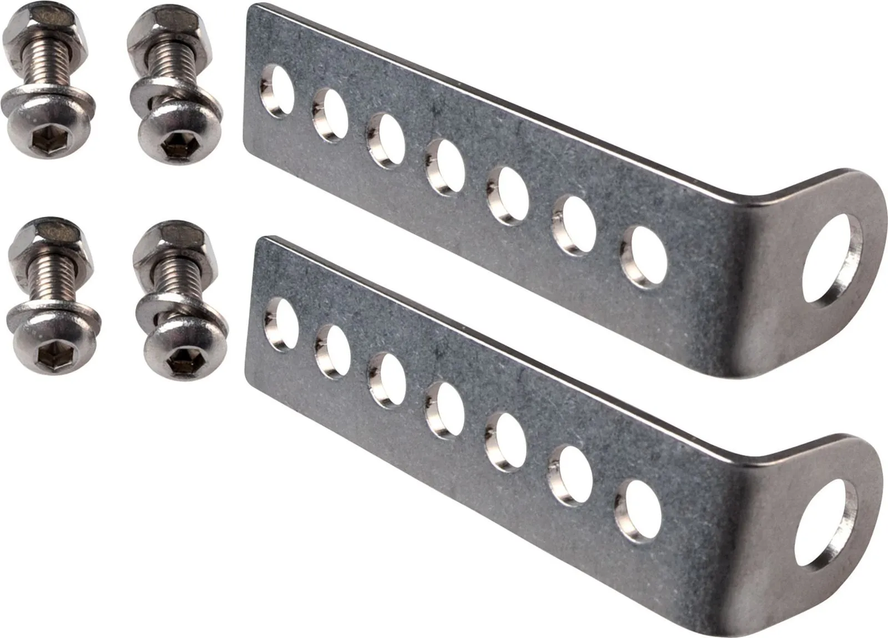 Yamaha SR400, SR500, TT500 Indicator Mounting Kit Universal, stainless steel, fits license plate bracket e.g. item 23470/63020/62023 and indicator with 10mm stem, 1 pair