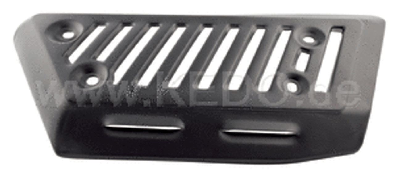 Heat Shield 76 XT500 Muffler Expansion Box Long (Replica) OEM Ref # 1E6-14718-00