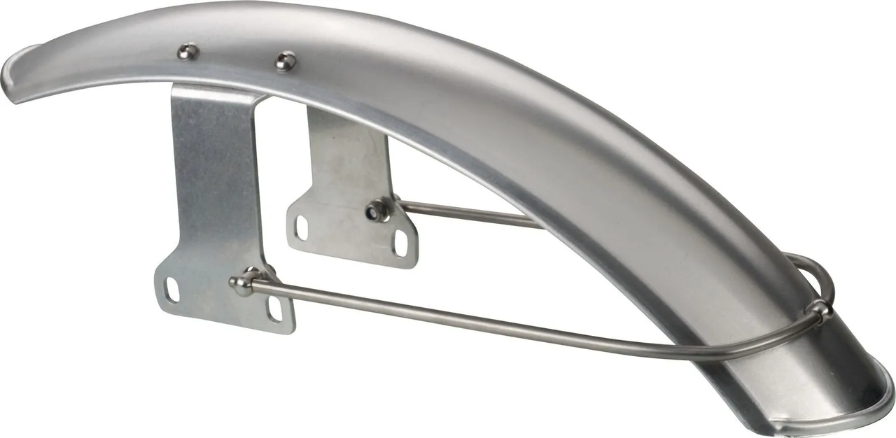 YAMAHA SR400 SR500 1984 on Front Fender Alloy 'Bronco', 18", incl. Brackets and Strut