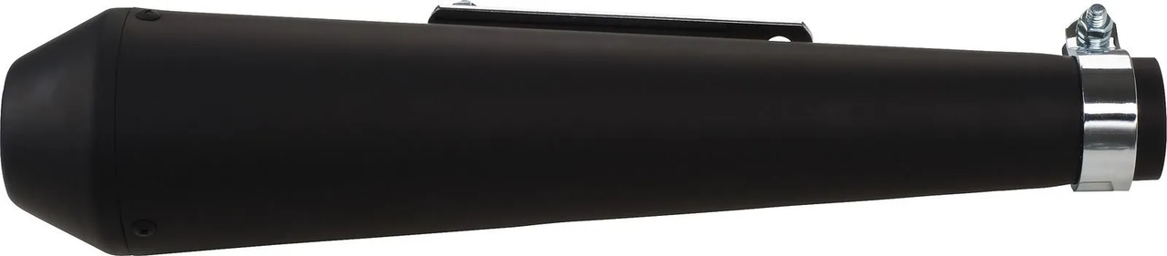 YAMAHA SR400, SR500 Muffler Universal Megaphone Black 440mm with 44.5 flange YAMAHA SR400, SR500 Muffler Universal Megaphone Black 440mm with 44.5 flange
