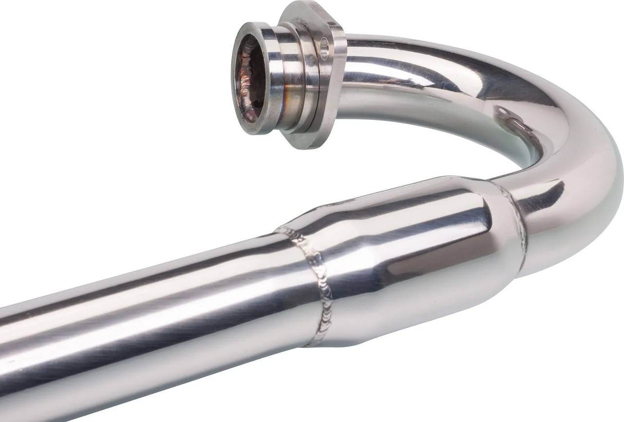 Power Header Pipe TT500 XT500 '77 on Stainless Steel with POWER BOMB No heat shield required