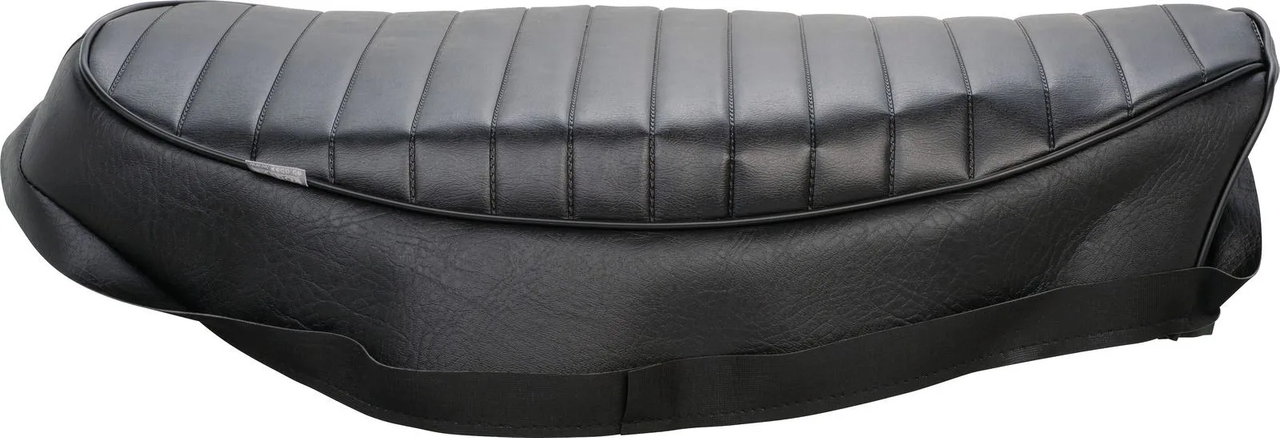 YAMAHA SR500 -'83 Seat Cover, ribbed, black, without lettering, OEM reference # 2J2-24731-00