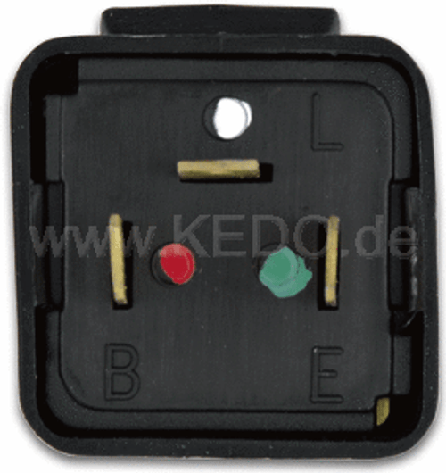 Flasher Relay, 6V/21W, 3 Pin, Electronic