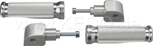 Footpegs Passenger, Billet Alloy silver MT-07, XSR700 Footpegs Passenger, Billet Alloy silver MT-07, XSR700
