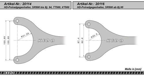 Flywheel Holder Heavy Duty SR400, SR500, TT500, XT500, uses swingarm nut as support point (requires 22mm nut with max. outer diameter 32mm - please order item 20115 if needed)