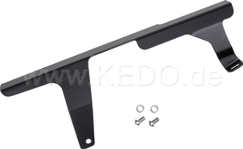 Mini Chain Guard, Black Coated with Mounting Material Mini Chain Guard, Black Coated with Mounting Material