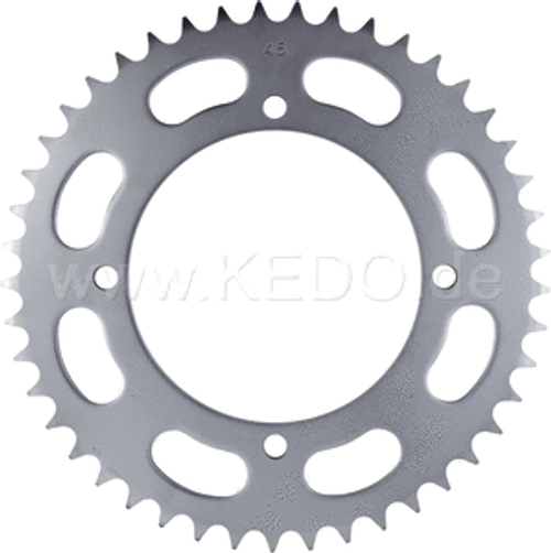 Rear Sprocket Steel 46T #520 XT550, TT600E, TT600RE, XT600-89, XT600Z-90, all XT600E+K, XTZ660 Rear Sprocket Steel 46T #520 XT550, TT600E, TT600RE, XT600-89, XT600Z-90, all XT600E+K, XTZ660