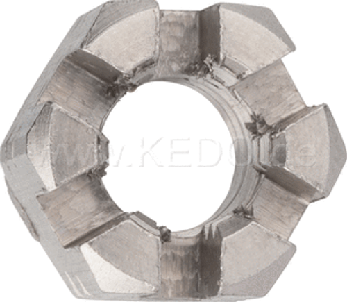 Nut Side Stand 76-79 TT500 XT500 Stainless Steel (Castle Type) Nut Side Stand 76-79 TT500 XT500 Stainless Steel (Castle Type)