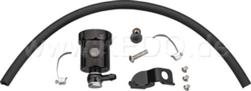 Brake Fluid Aluminium Reservoir Rear MT-07, FZ-07 (suitable for models with and without ABS), incl. stainless steel bracket and hose (Position: passenger footpeg bracket) Brake Fluid Aluminium Reservoir Rear MT-07, FZ-07 (suitable for models with and without ABS), incl. stainless steel bracket and hose (Position: passenger footpeg bracket)
