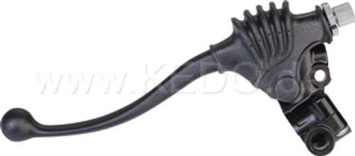 Clutch lever and perch assembly incl. Clamp with Mirror Thread, Clutch Lever, Adjusting Screw and Boot (OEM) Clutch lever and perch assembly incl. Clamp with Mirror Thread, Clutch Lever, Adjusting Screw and Boot (OEM)