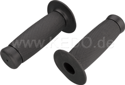 Handlebar Grip Biltwell 'Renegade', black, 1 pair, closed ends, suitable for 22mm handlebars Handlebar Grip Biltwell 'Renegade', black, 1 pair, closed ends, suitable for 22mm handlebars