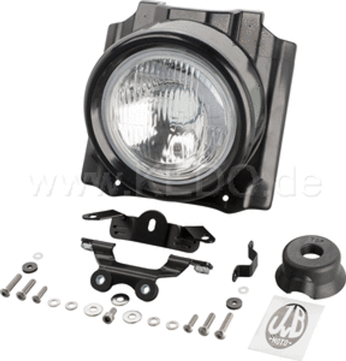 YAMAHA 17 FZ-07, MT-07 2014-2020 JvB-moto "Super7" Headlight Cover-,  unpainted ABS , incl. H4 lamp insert