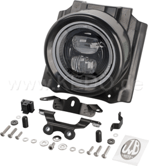 JvB-moto "Super7" Headlight Cover FZ-07, MT-07 2014-17, unpainted ABS incl. LED lamp insert JvB-moto "Super7" Headlight Cover FZ-07, MT-07 2014-17, unpainted ABS incl. LED lamp insert