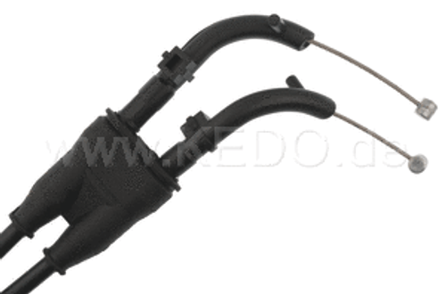 Throttle Cable Set, Complete With Guides, XT600Z'86-, XT600'87-, XT600E/K, XTZ660 OEM reference # 3TB-26302-00, 3YF-26302-00