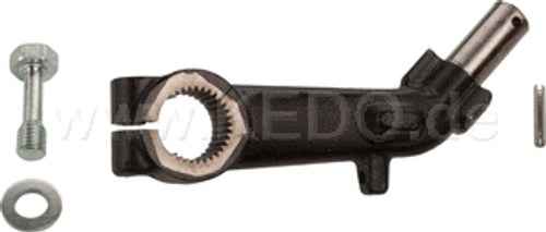 Footrest Bracket Right, heavy-duty quality, forged, black coated, OEM reference # 583-27422-00 Footrest Bracket Right, heavy-duty quality, forged, black coated, OEM reference # 583-27422-00