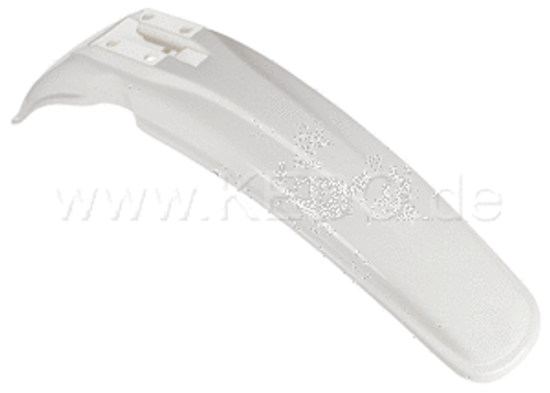 Replica Front Fender Yamaha 79-on TT500 80-on XT500 White, XT250 80-83