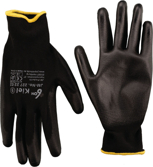 Mechanics Glove for workshop and assembly work, flexible material, coated on one side, excellent tactile sensitivity Mechanics Glove for workshop and assembly work, flexible material, coated on one side, excellent tactile sensitivity