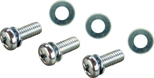 Air Filter Box Cover Screw Set, cross recess incl. spring washer + washer galvanised TT500, XT500, Japanese head diameter with PH drive (Phillips)
