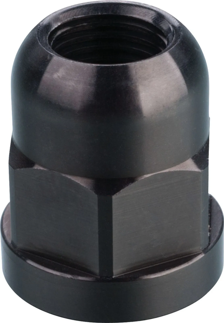 Cover for Passenger Footrest Stud LH SR400 SR500, aluminium black anodized, M12x1.25 thread (covers the bolt at single seat conversion)