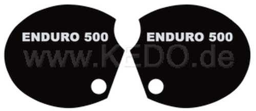 YAMAHA XT500 Enduro 500 Style Side Cover/Panel Decal Set – (Black with Silver Lettering, 1 Pair) YAMAHA XT500 Enduro 500 Style Side Cover/Panel Decal Set – (Black with Silver Lettering, 1 Pair)