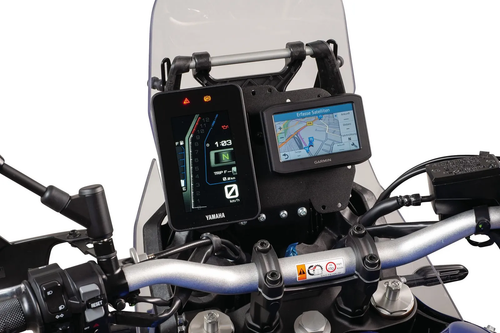 Rallye-Cockpit Plate, speedo offset to the left, universal mounting option for smartphone, GPS, etc. (requires stabiliser item no. 31113-WR)