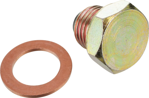 Oil Drain Plug, magnetic, M14x1.5/ A/F19mm incl. gasket, collects the metallic abrasion bound in the oil at the magnet