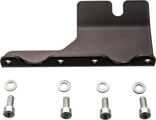 Carburettor Bar incl. Heat Protection for Float Chamber, black coated aluminium, idle mixture screw easily adjustable thanks to recess YAMAHA XT550, XT600, TT600, XTZ660, SRX600, SZR660